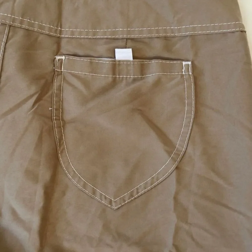 Girls4Sport Tan Lace-Up Board Shorts (Size XL)